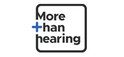 more than hearing logo